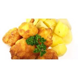 3.  Vyprážaný karfiol, varené zemiaky, tatarská omáčka  (120/300/30)g 1,3,7